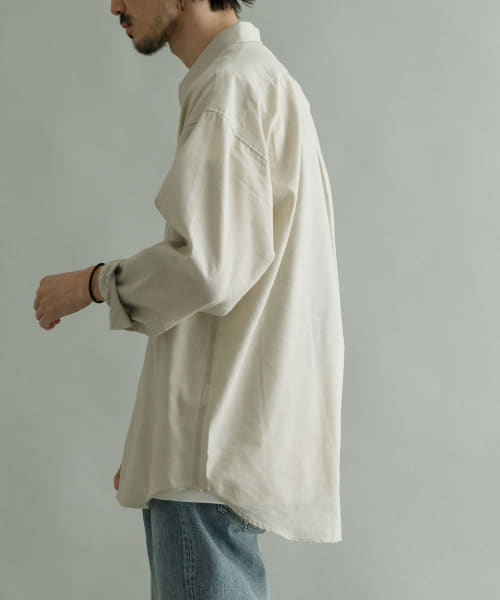 Albiniリネンオーバーシャツ