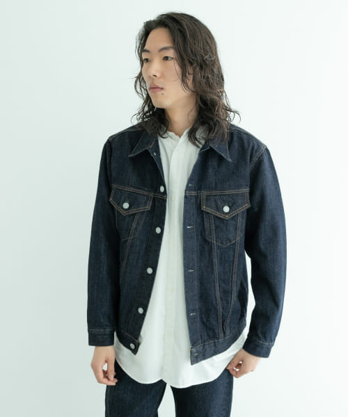『ユニセックス』ordinary fits　DENIM TRACK JACKET /OW