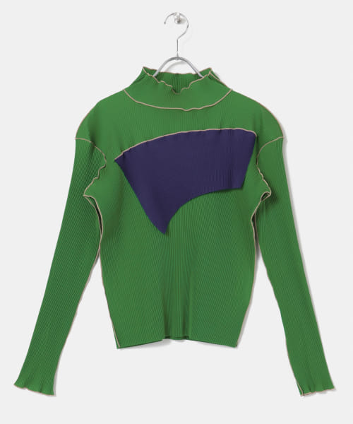 kotohayokozawa　long-sleeve top High neck