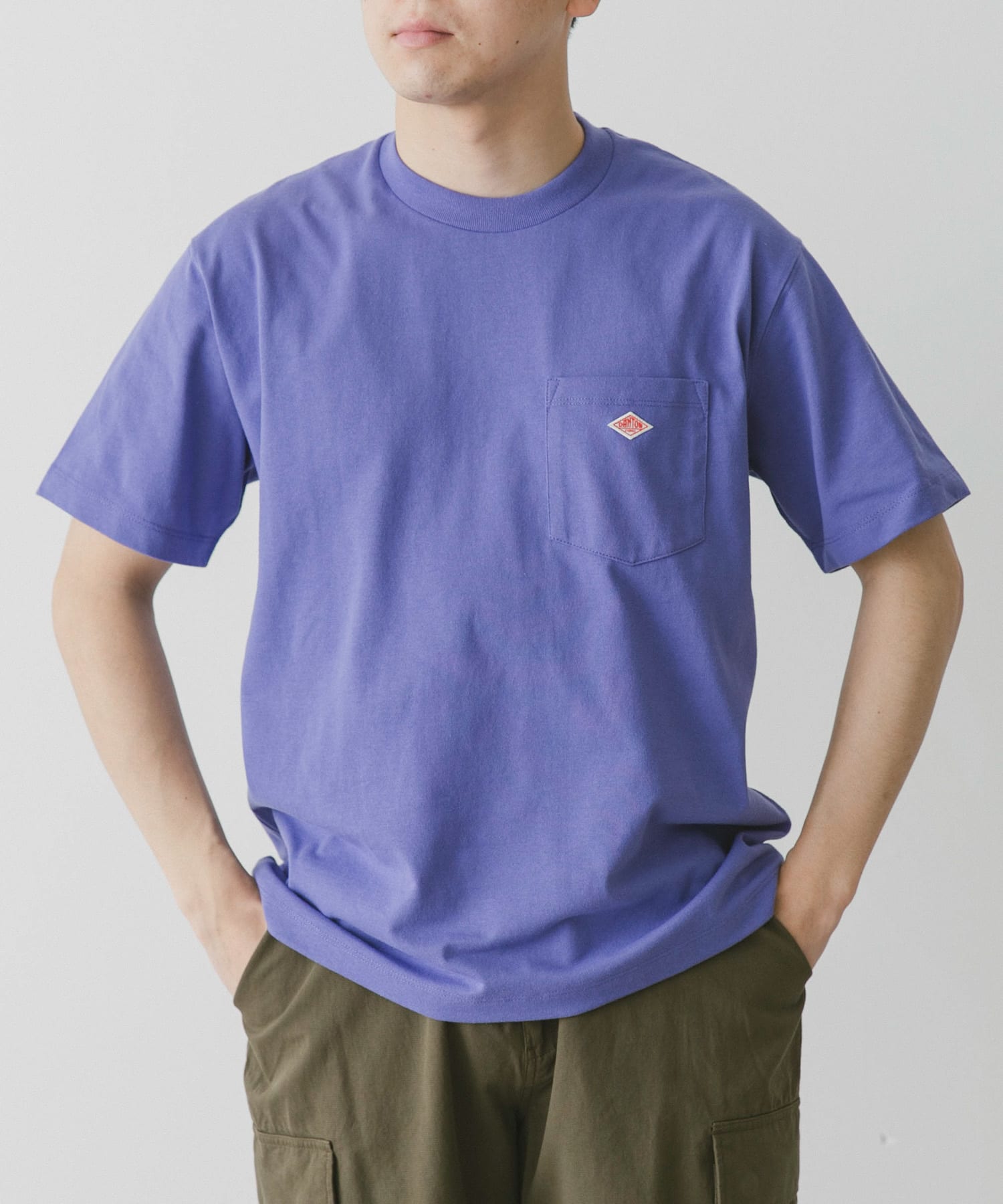 新品???? DANTON???? ダントン ポケット付き Ｔシャツ