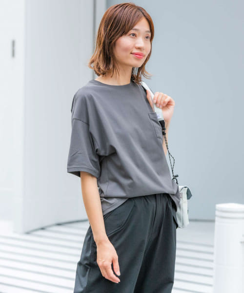 『UR TECH ひやサラクール』 アクティブポケットTシャツ