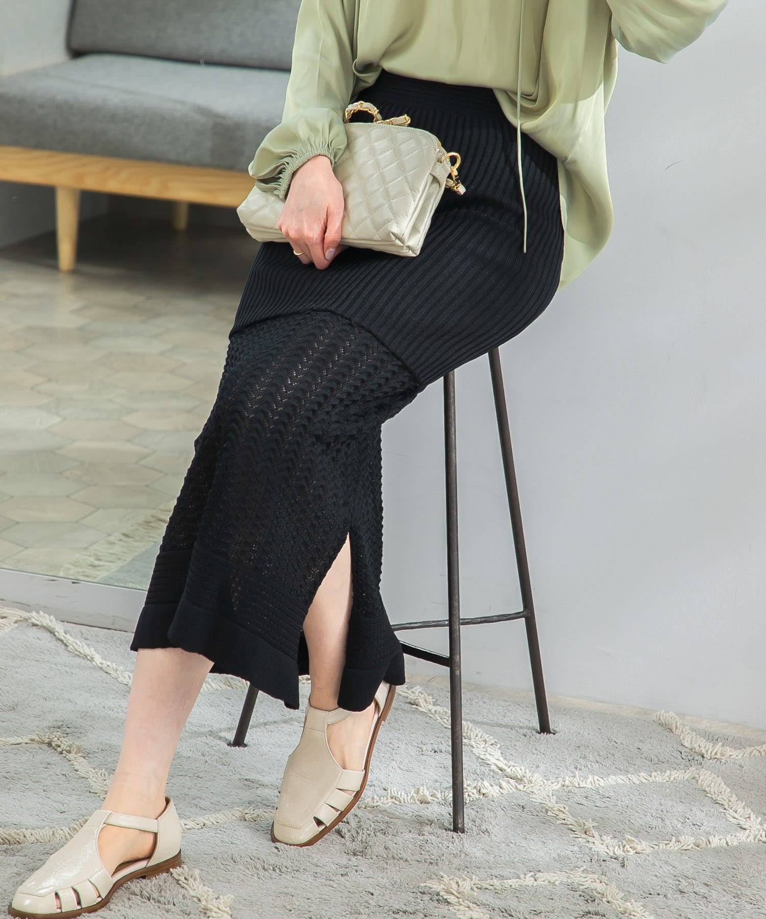TRICOTE PATTERN SKIRT[TR23SK002-RL34]｜URBAN RESEARCH公式