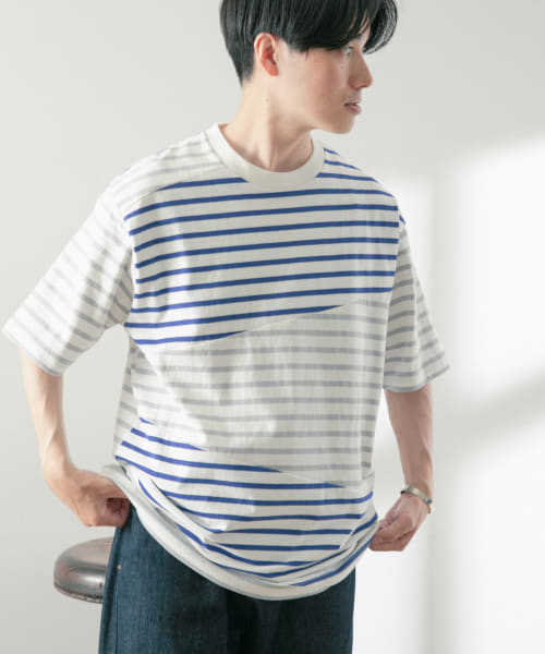 クレイジーボーダーショートスリーブTシャツ