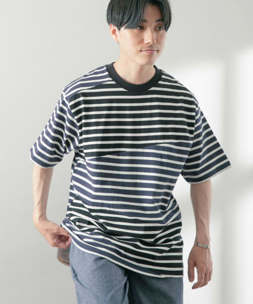 クレイジーボーダーショートスリーブTシャツ
