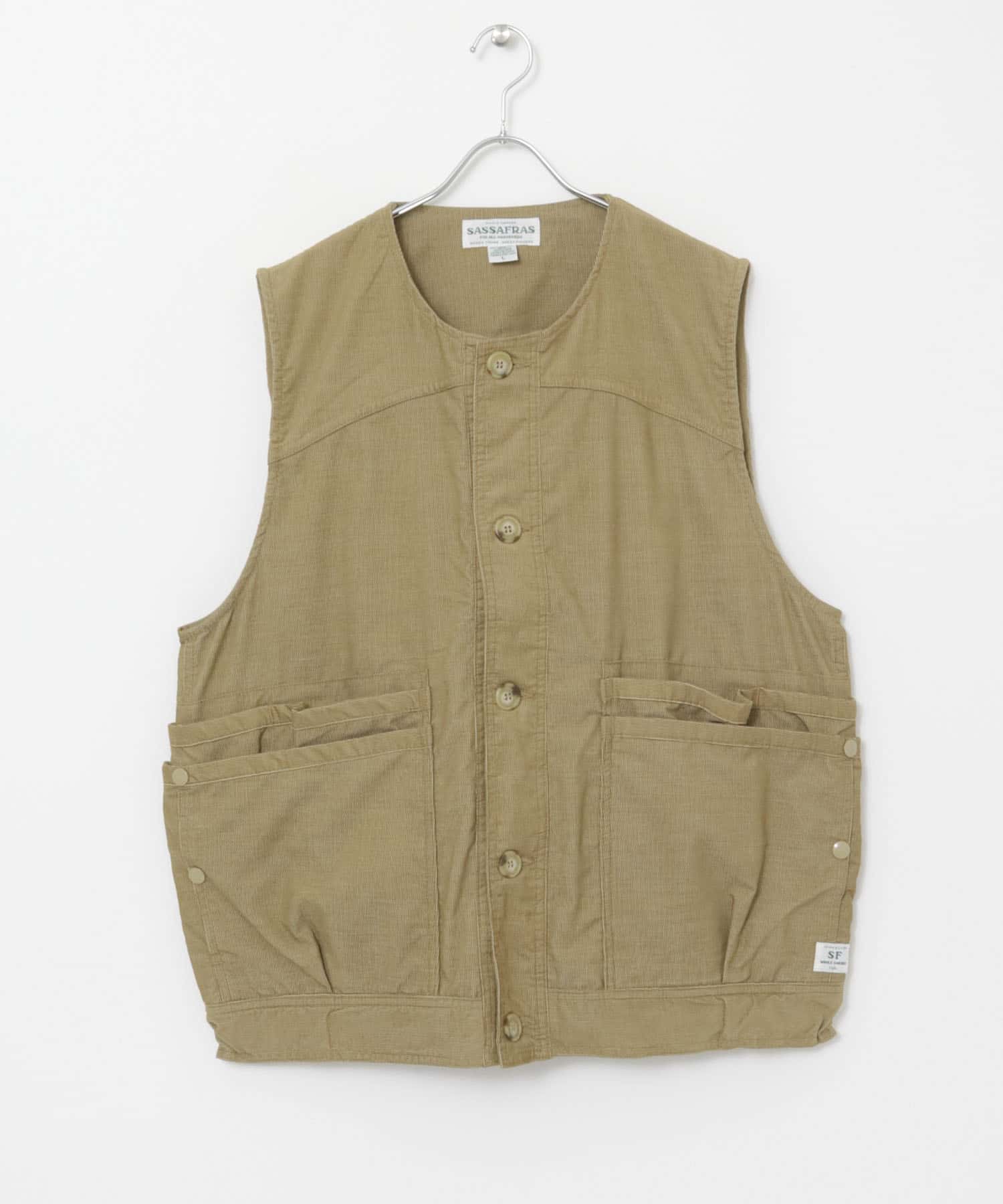 SASSAFRAS Overgrown Hiker Vest[SF-231990-DM34]｜URBAN RESEARCH公式ファッション通販