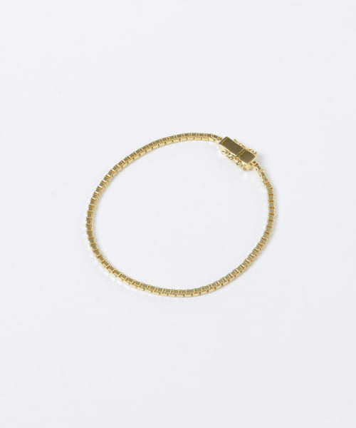 TOM WOOD　Square Bracelet Gold