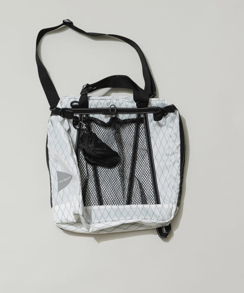 and wander　X-Pac 30L 3way tote bag