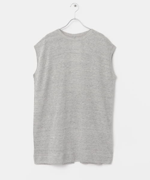 『WEB/一部店舗限定』SOIL　LINEN LONG VEST