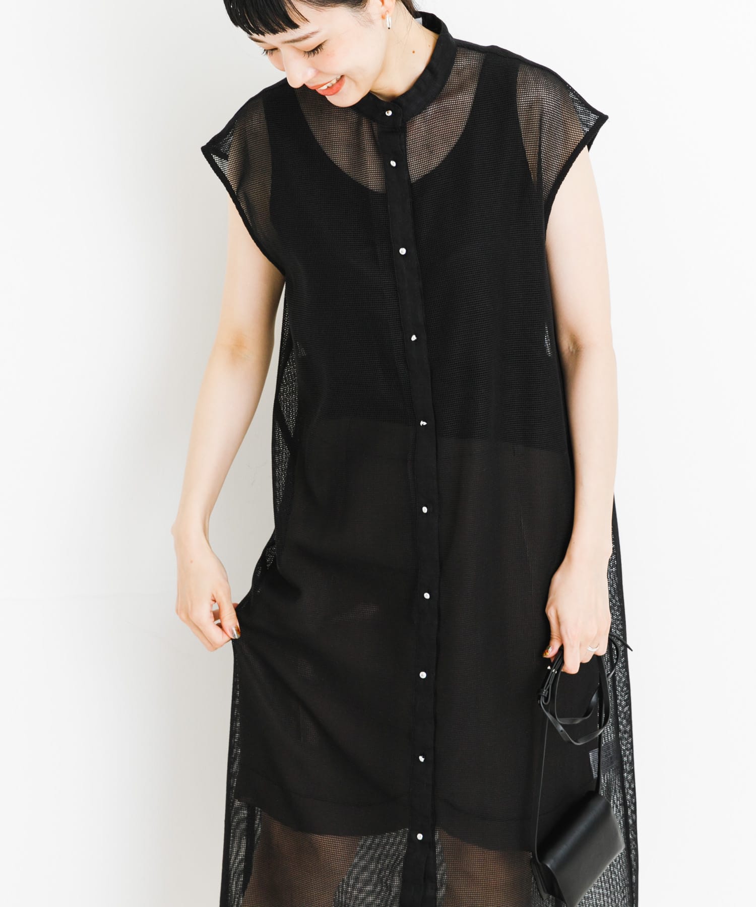 メッシュフレンチシャツワンピース[NL35-26H041]｜URBAN RESEARCH公式