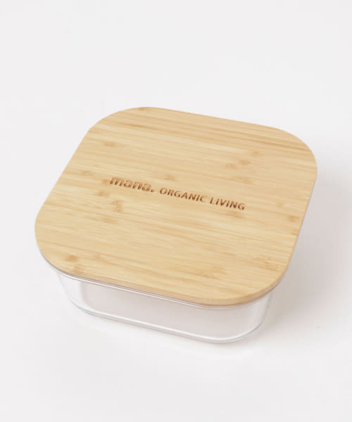 mana. ORGANIC LIVING　耐熱ガラス容器スクエア特大