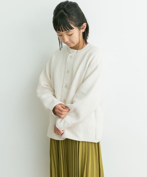 『WEB/一部店舗限定』『親子リンク』キルトノーカラージャケット(KIDS)