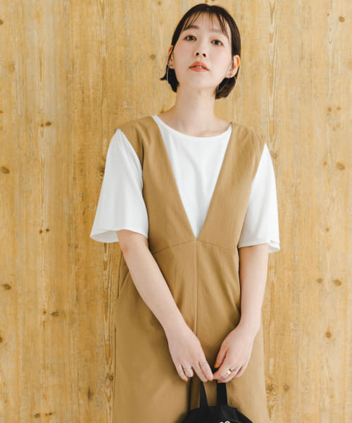 F by ROSSO　UVCUTフレアスリーブTシャツ