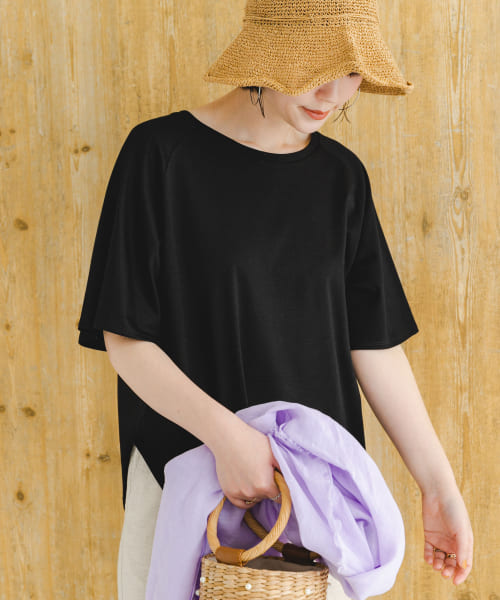 F by ROSSO　UVCUTフレアスリーブTシャツ