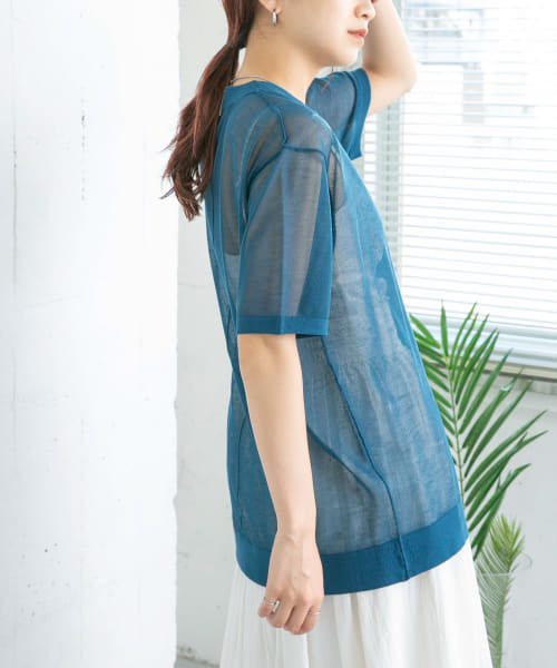 シアーニットTEE
