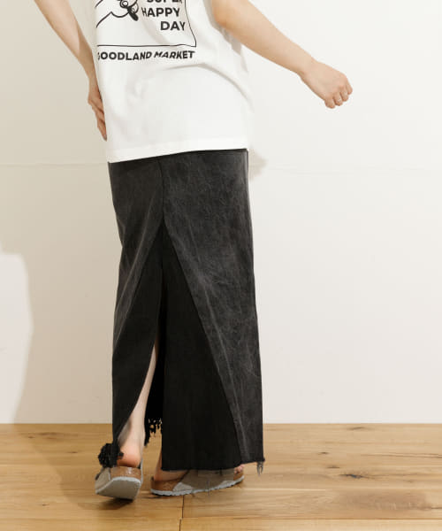 77circa　long denim skirt 26