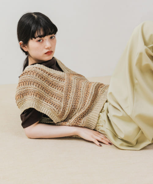 MIX KNIT BUSTIER