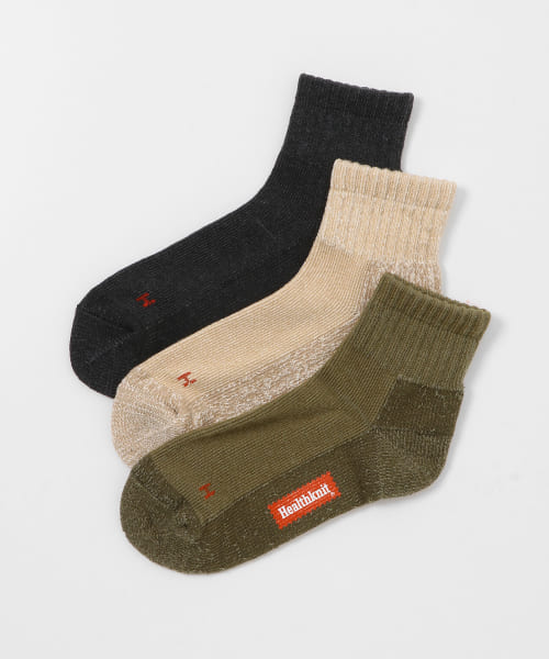 Healthknit　HK シンカーカラー クォーター 3P