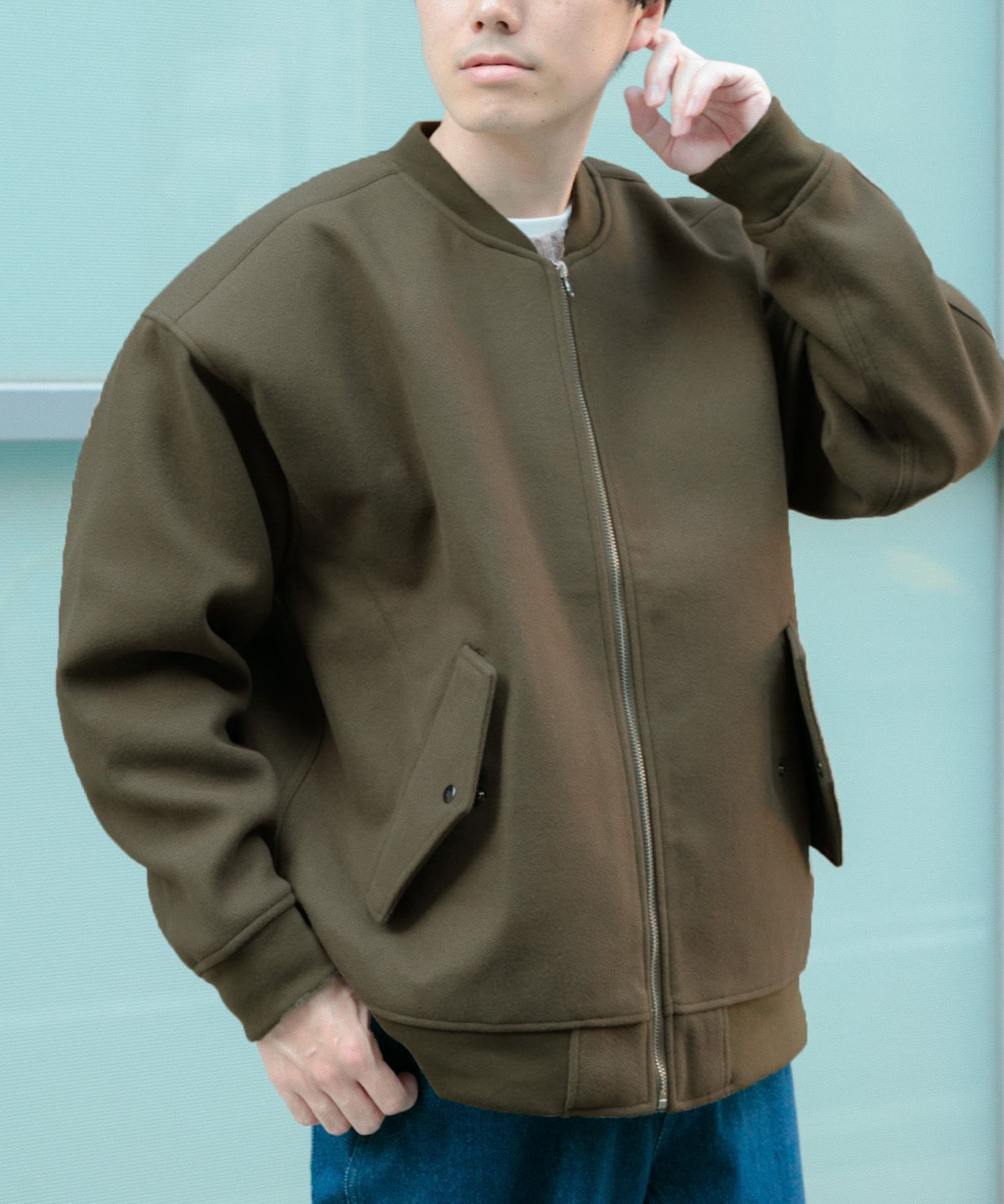 ウールライクメルトン MA-1[IT37-17A019]｜URBAN RESEARCH公式