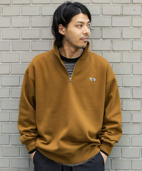 『一部サイズ/WEB限定』『別注』PENNEYS×DOORS　THE FOX ハーフジップスウェット