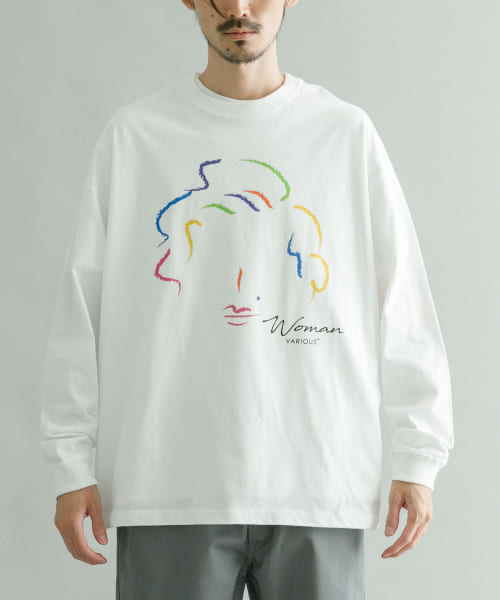 URBAN RESEARCH iD　WOMAN LONG-SLEEVE T-SHIRTS