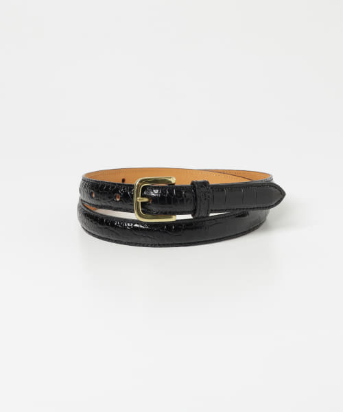 Scye　Press Croco Dress Belt