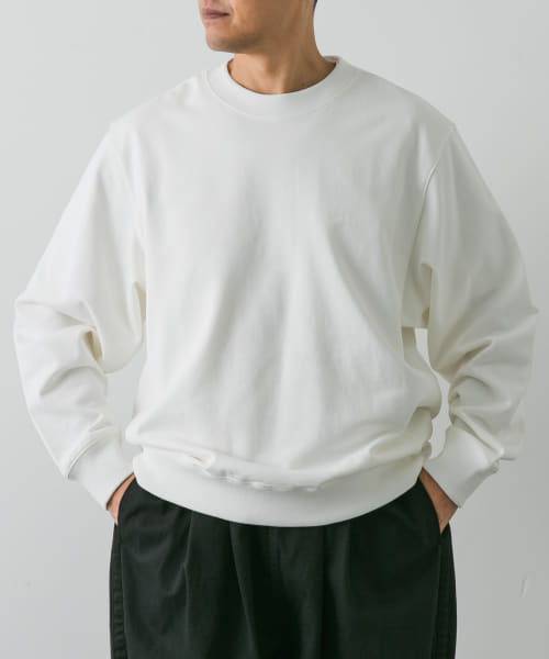 STILL BY HAND　Pivot sleeve sweat shirts