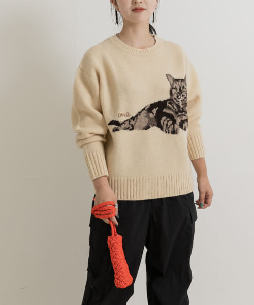 77circa　intarsha Knitting sweater