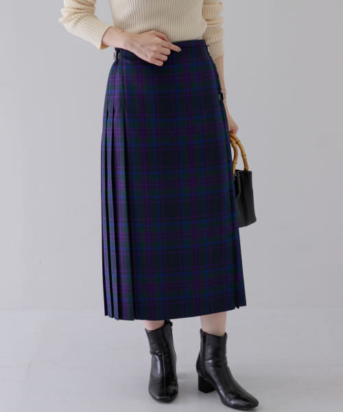 『別注』GLEN FYNE×Sonny Label　チェックプリーツスカート