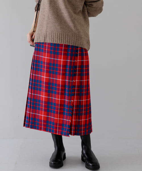 『別注』GLEN FYNE×Sonny Label　チェックプリーツスカート