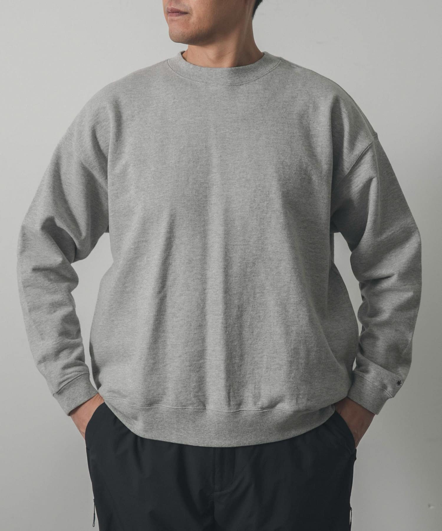 snow peak apparel Recycled Cotton Sweat Crew-Neck[SW-22SU401-DM36