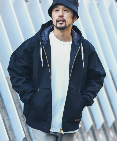 POLeR　DUCK CANVAS HOODED JACKET