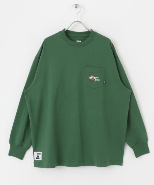 POLeR　GOOSEY POCKET LONG-SLEEVE T-SHIRTS