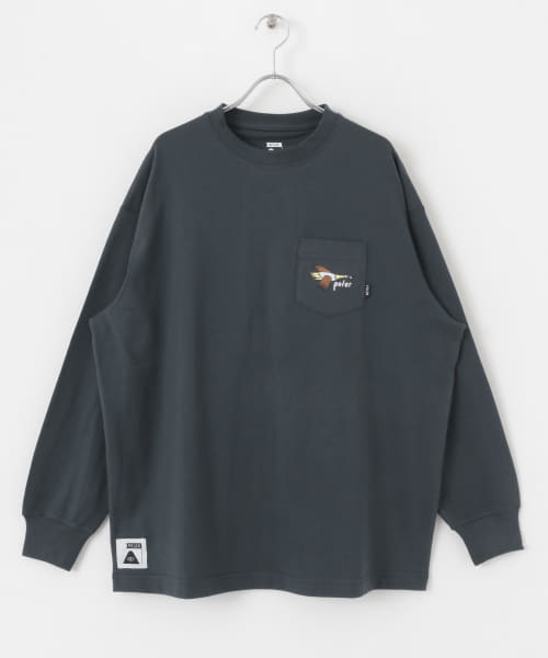 POLeR　GOOSEY POCKET LONG-SLEEVE T-SHIRTS
