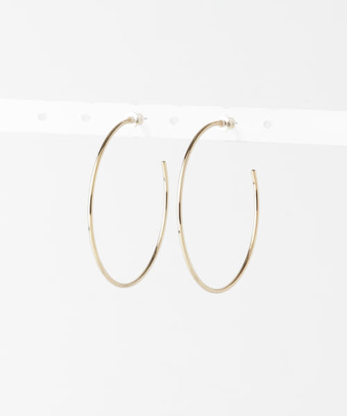 シンプルフープピアス
