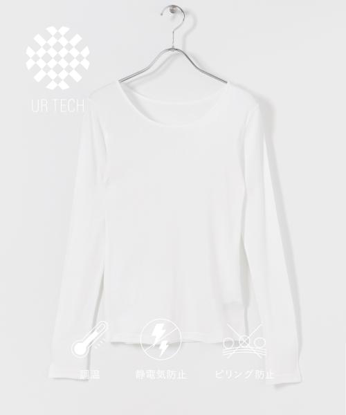 『UR TECH』クルーネックロングTシャツ