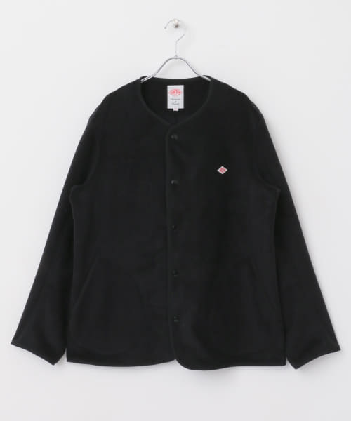 DANTON　FLEECE COLLARLESS JACKET