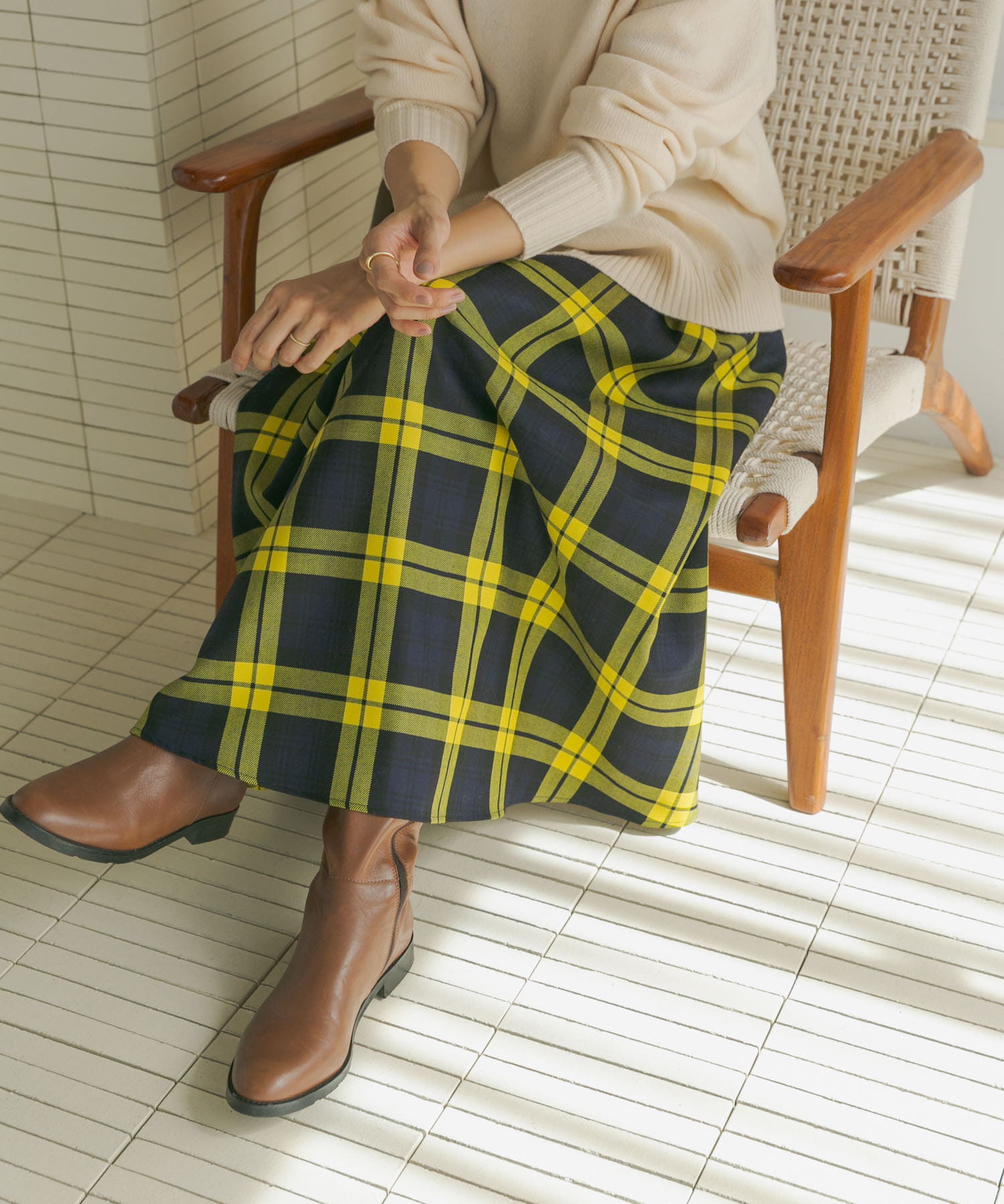 『別注』O'NEIL OF DUBLIN×DOORS WOOLSWINGSKIRT[801