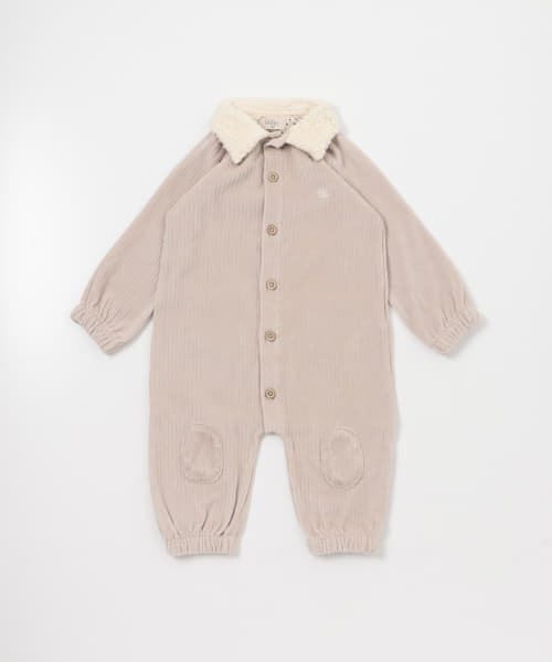 buho　BB VELOUR JUMPSUIT