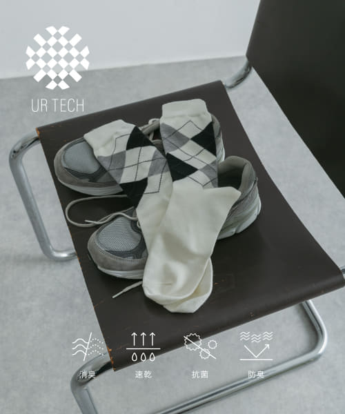 『UR TECH』アーガイルソックス