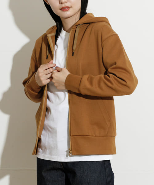 WA.CLOTH　HYBRID SWEAT ZIP HOODY