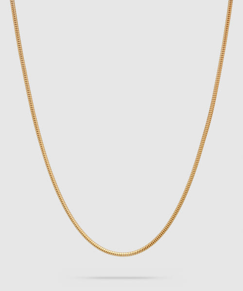 TOM WOOD　Snake Chain Slim Gold