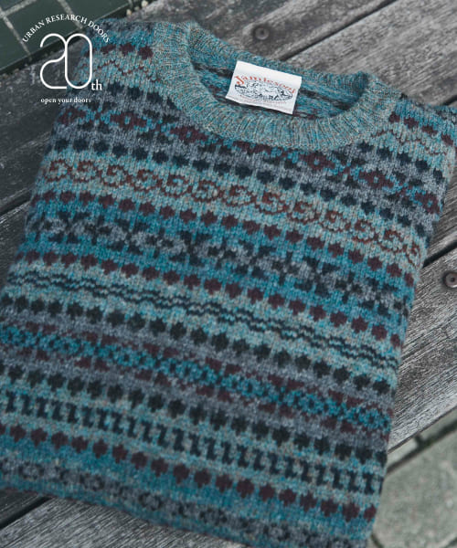 『別注』Jamieson's×DOORS　20th AOFI CREWNECK PULLOVER