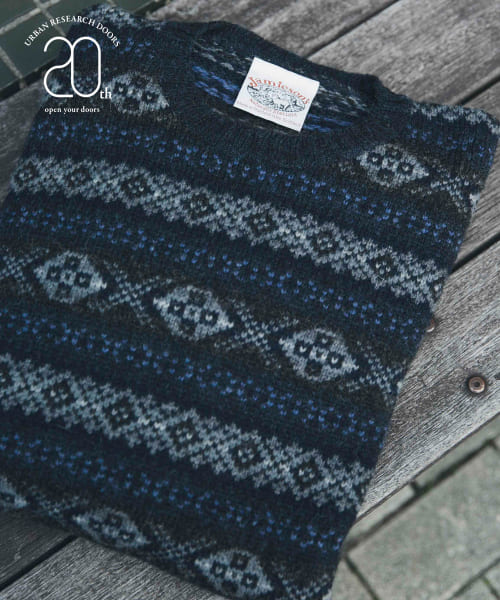 『別注』Jamieson's×DOORS　20th AOFI CREWNECK PULLOVER
