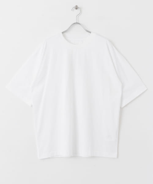 STILL BY HAND　Knitted rib t-shirts