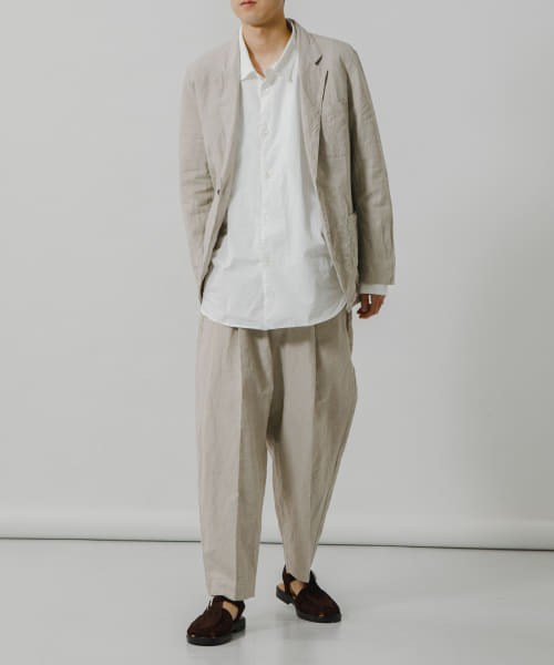 Gurank　Lapel work Jacket Linen