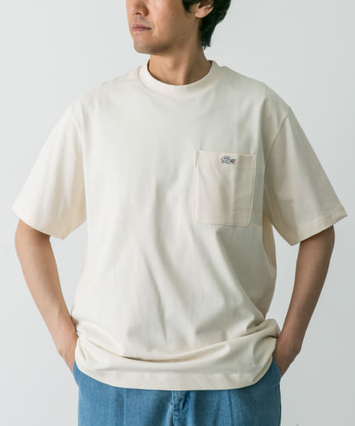 LACOSTE　アウトラインクロックポケットTシャツ