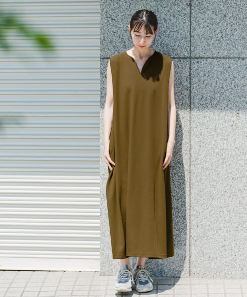 [ITEMS][カットミラノノースリーブワンピース]