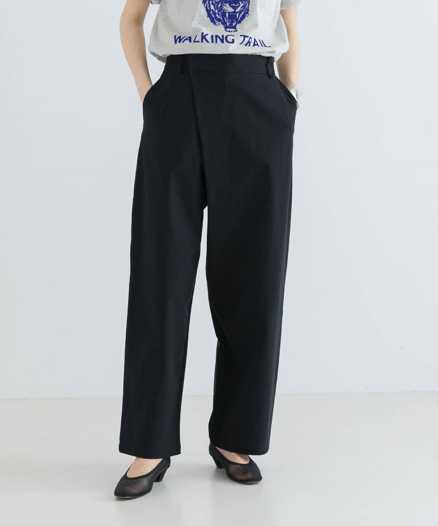 綿ナイロンツイルラップワイドパンツ[UR45-24F013]｜URBAN RESEARCH公式ファッション通販