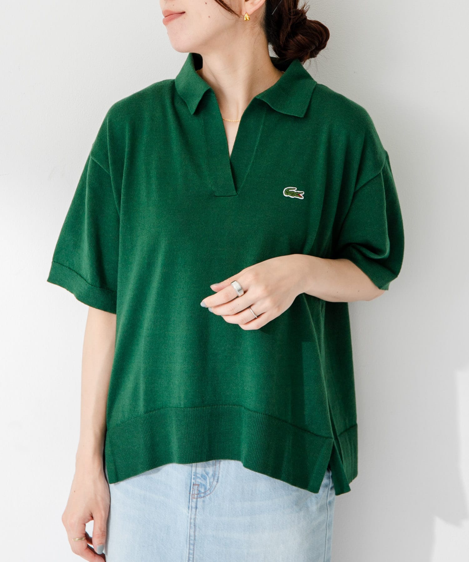 【スーパーセール】 LACOSTE RESEARCH公式 スキッパーシャツ[LW45-AF008J]｜URBAN トップス