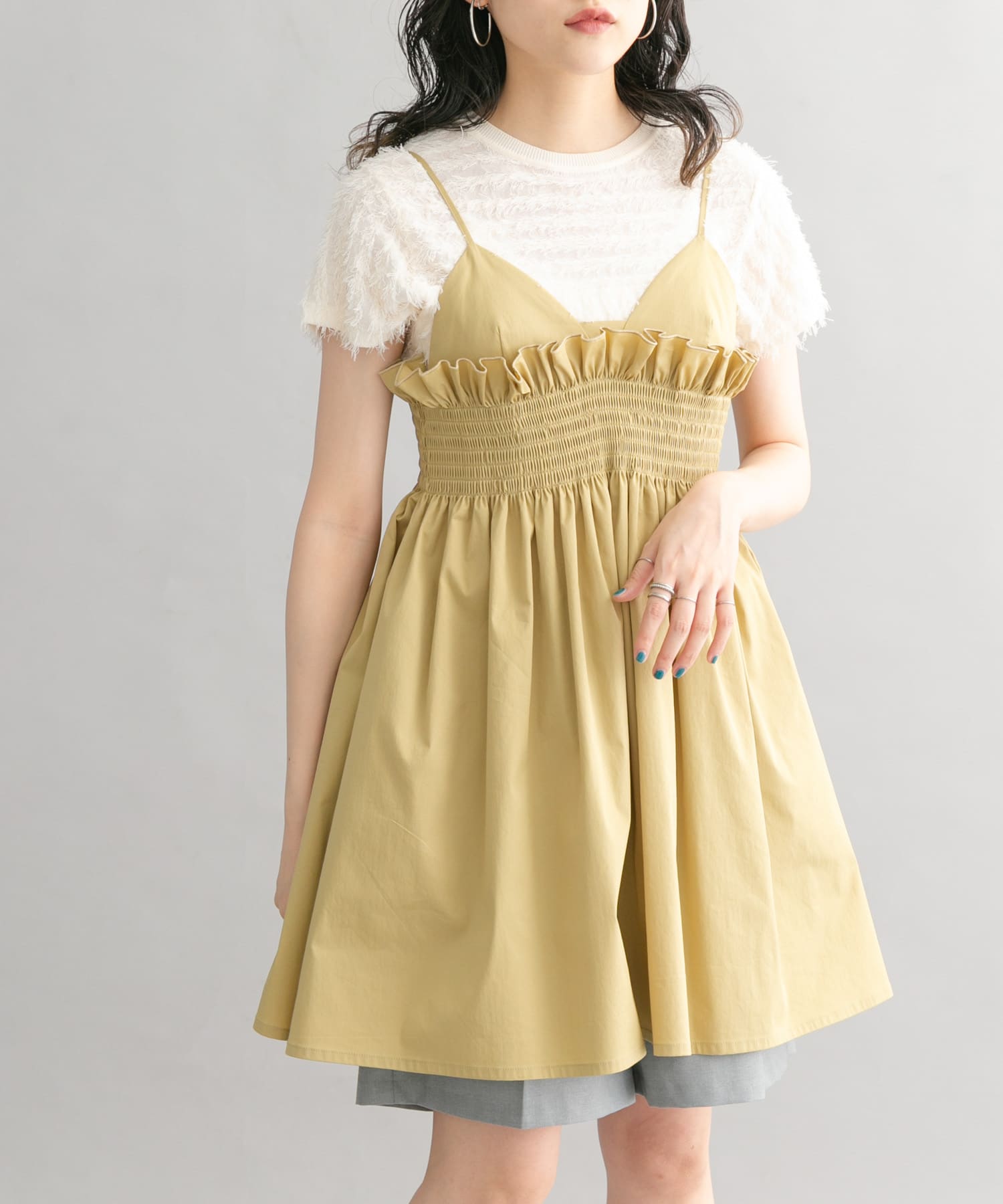 シャーリングミニワンピース[KB45-26R490]｜URBAN RESEARCH公式ファッション通販